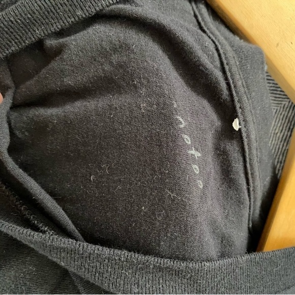 Black Short Sleeve Tee with Graphic Design - Picture 2 of 5